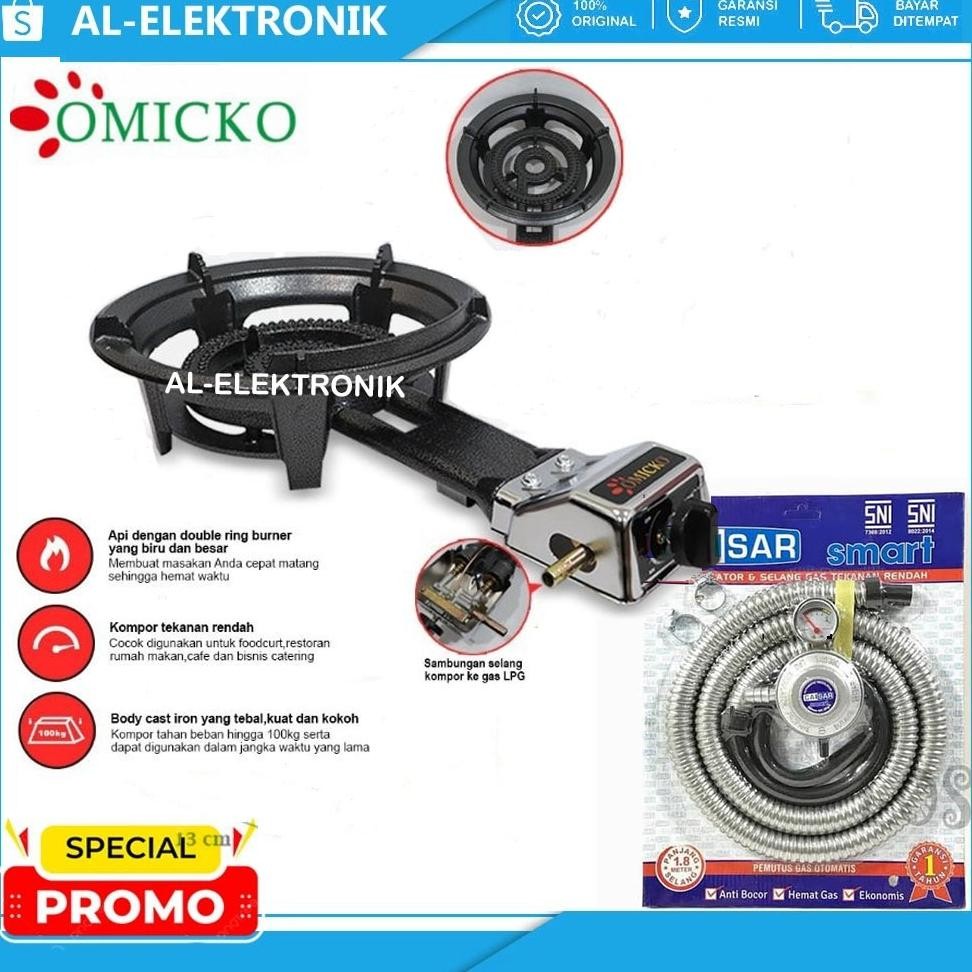 Welhome WKC 31A Kompor Komersial Welhome WKC 31A + Selang Regulator Gas SNI Kompor Mawar Kompor Cor 