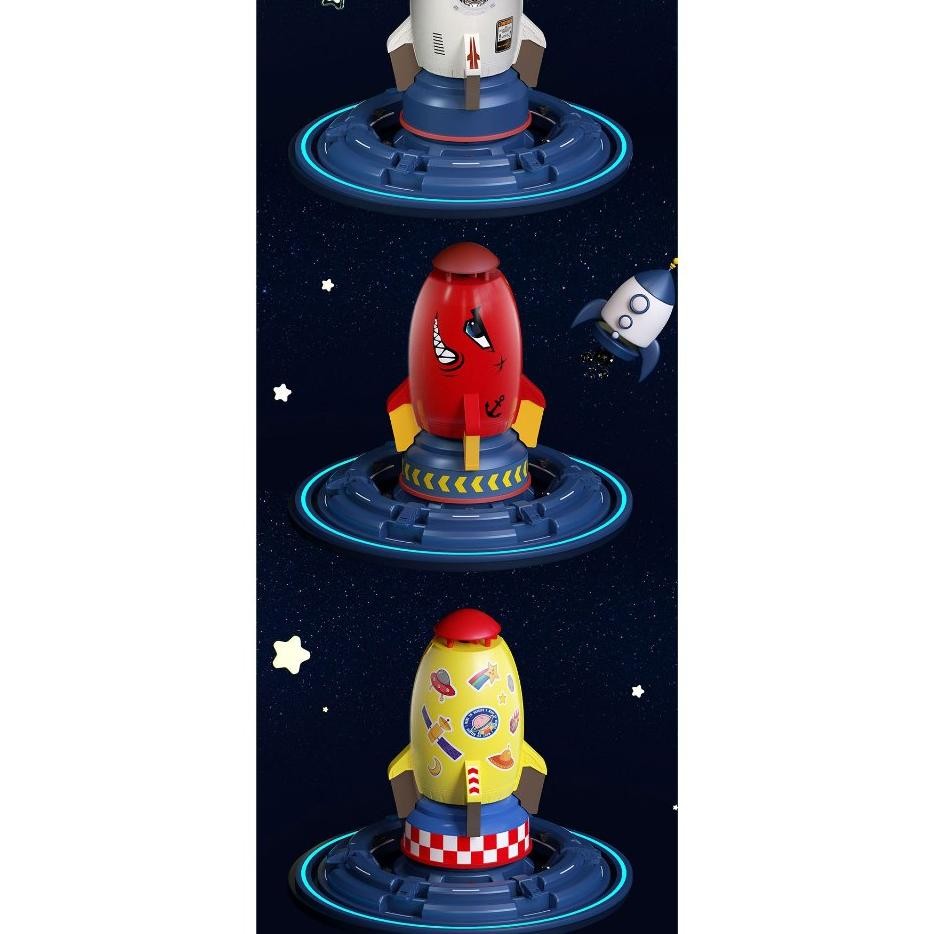 Mainan Anak Mandi Roket Air Mancur Peluncur Roket Terbang