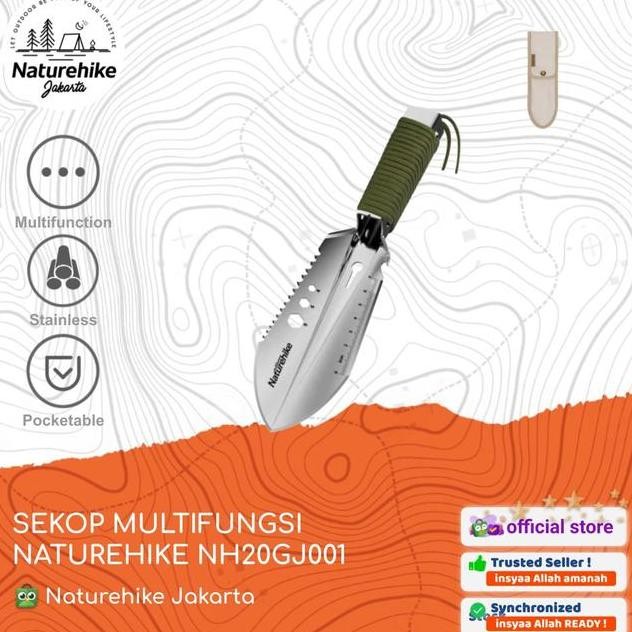 Sekop Multifungsi Naturehike Nh20Gj001 Camping Gergaji