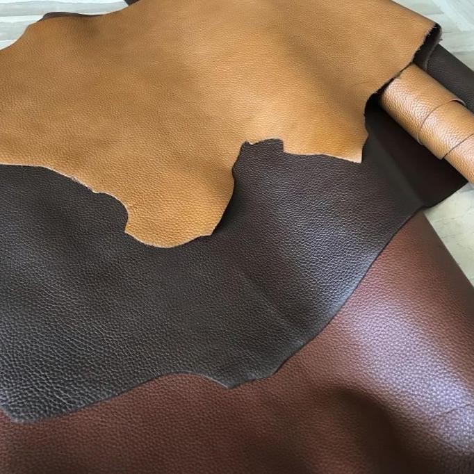 (Good) Kulit Sapi Lembaran Mill Motif Kulit Jeruk