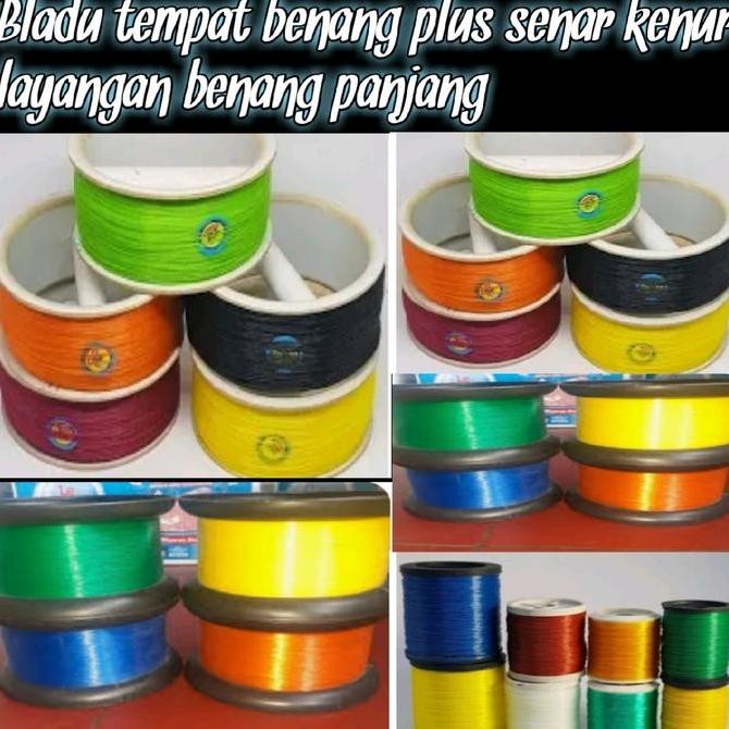 (Good) Benang kenur dan bladu senar super panjang benang layangan
