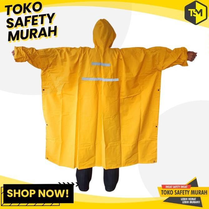 Jas Hujan Scotlight Ponco Kuning Pvc Warna Kuning All Size