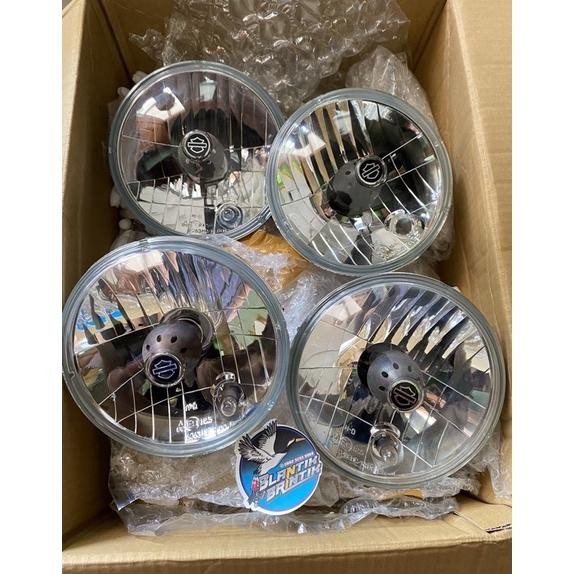 headlamp hd 5.75inci pnp batok cb lampu harleydavidson original crome