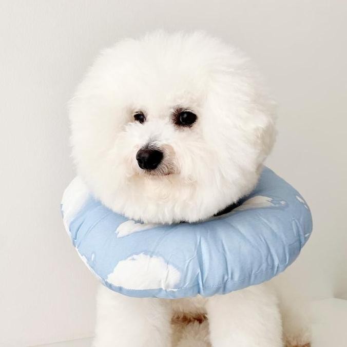 WOOFIDOO Pet Cone Pillow Bantal Dog Cat Protective Collar Donat Anjing Kucing Peliharaan