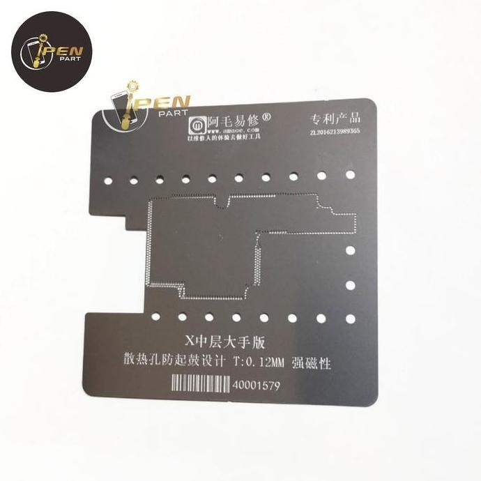 ready Plat Cetakan Middle Frame Iphone X Amaoe Original BGA Stencil