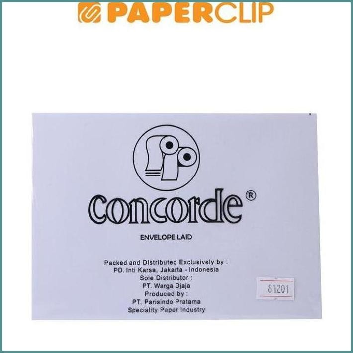 

STOCK NEW AMPLOP CONCORDE C6 81201 90GR ISI 12 TERLARIS