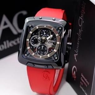 Ready  ALEXANDRE CHRISTIE 3030 GC RUBBER PRIA ORIGINAL GARANSI 1TAHUN Men Stainless Watch