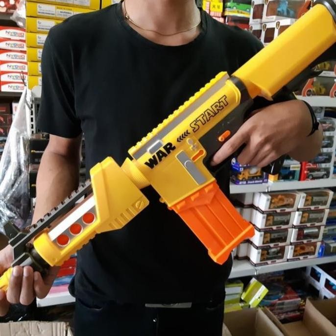 DS158 }} MAINAN SOFT BULLET BLASTER NERF SENAPAN EDUKATIF BATRE TANPA KOKANG