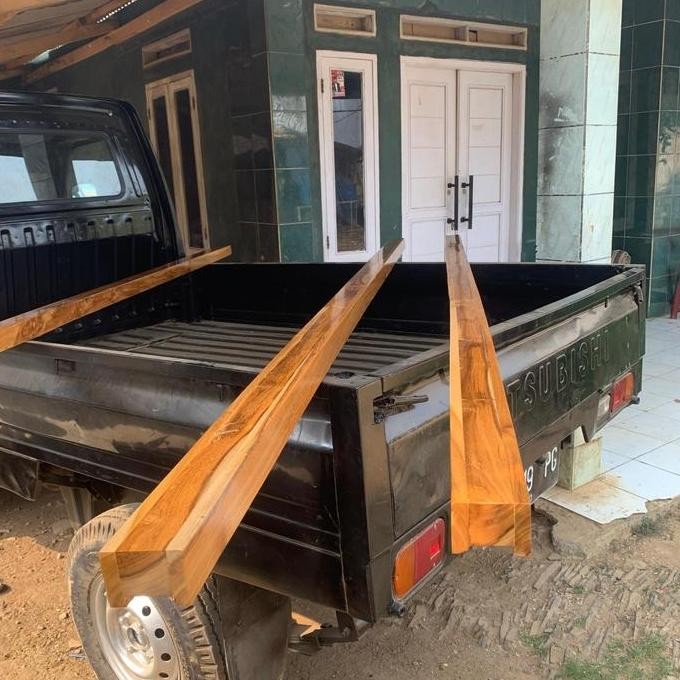 pegangan tangga handrail custom kayu jati free ongkir murah