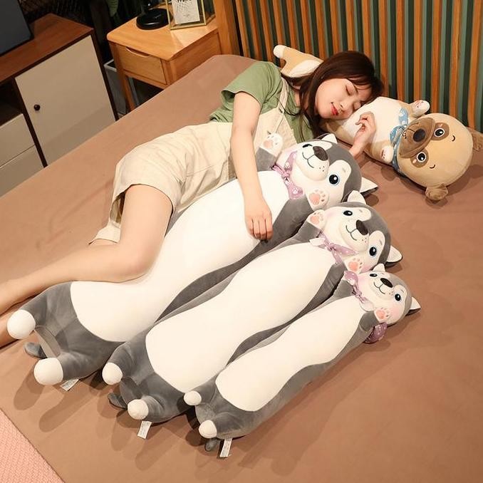 DB59 >> Boneka Bantal Guling Karakter Hewan Anjing Dolls Plush Mainan Bantal Kado Ulang Tahun Anak