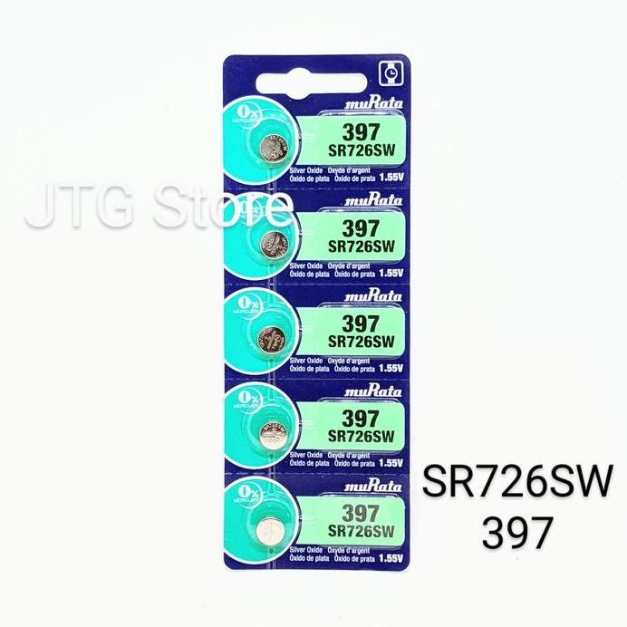 ORIGINAL BATERAI MURATA SR726SW 397 BATRAI JAM TANGAN SR726 AG2 SR726W murah