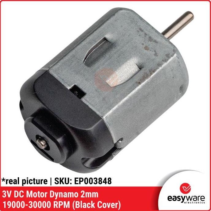 DINAMO 3V DC MOTOR DYNAMO TOYS 19000 30000 RPM DC 3V 0.2A BLACK/WHITE/RED COVER
