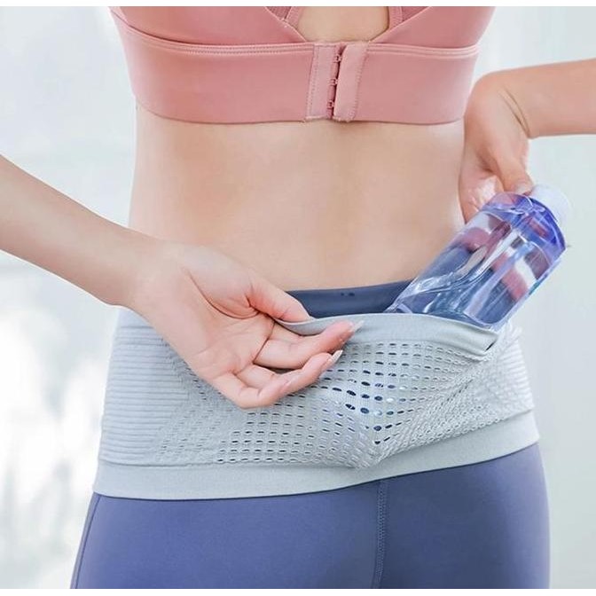 DF12 >> Tas Pinggang Olahraga Unisex Tipis Anti Goyang Sabuk Lari