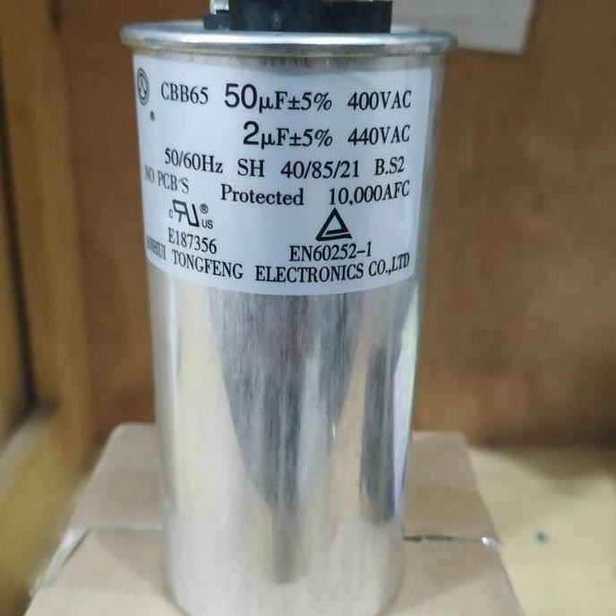 /////] Kapasitor Comp 50 uf + Fan 2 uf AC Panasonic 2 PK Type YN18TKj