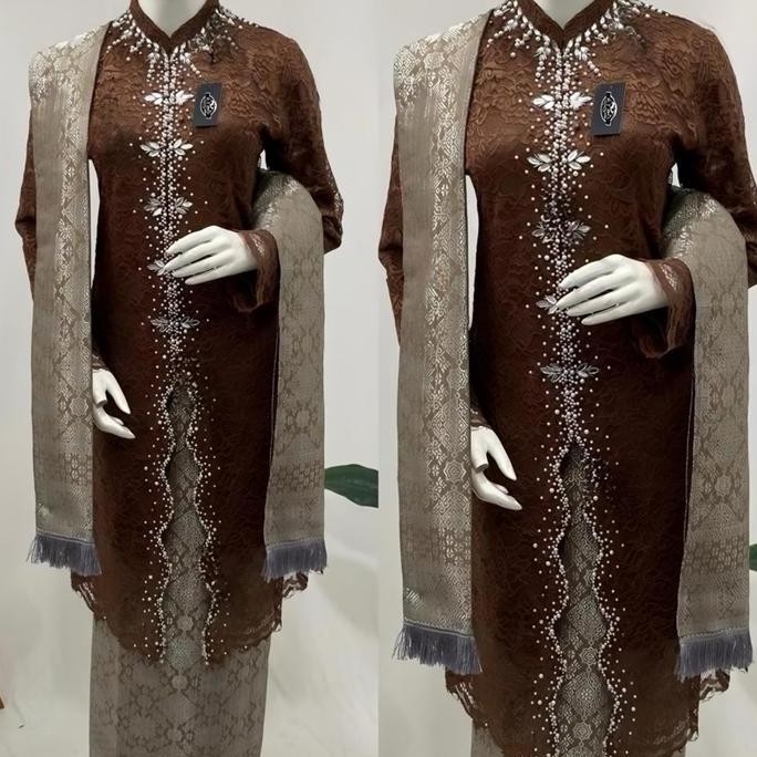 viral set brukat payet yura FREE HIJABkebaya modern/kebaya ibu besan/kebaya kondangan/kebaya termura