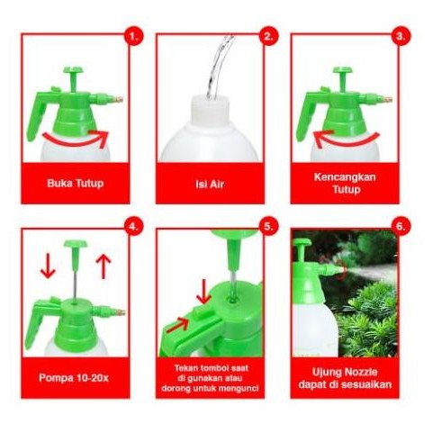 JB Kenmaster Botol Sprayer 1500ml KM-707 alat semprot tanaman km707 km 707 1.5l None