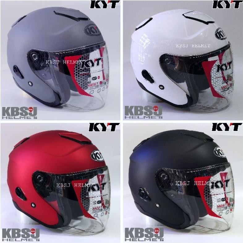 Bets Seller Nld-1419 Kyt - Helm Kyoto  Merk Mla, Hnf, Mvp,Acn  Gratis Stiker, Warna Merah Hitam Term