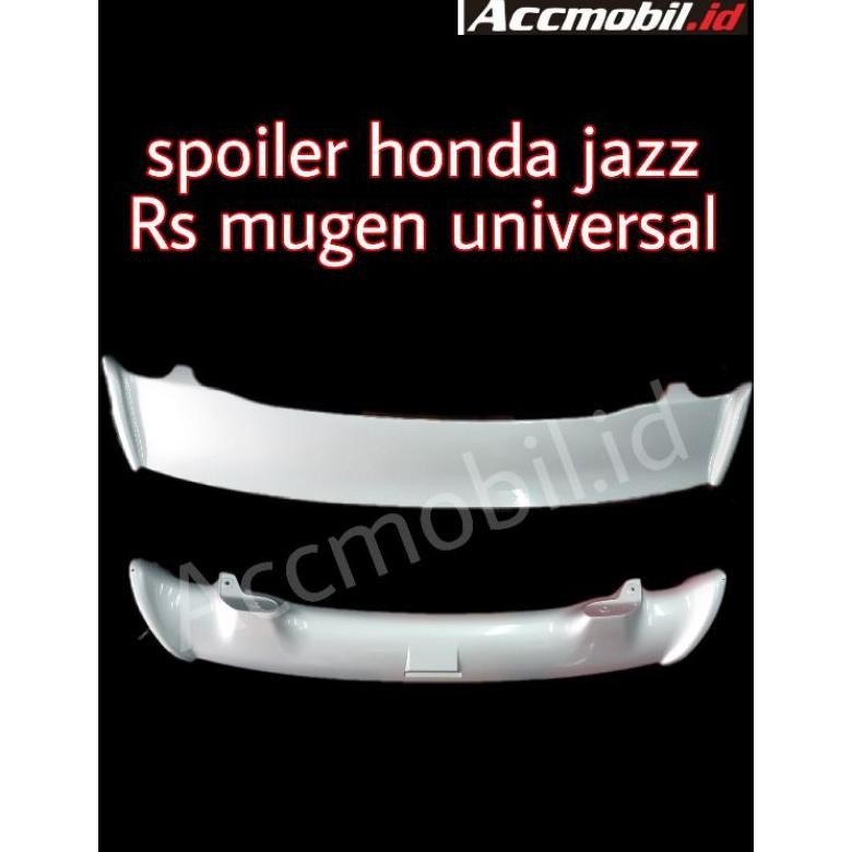 spoiler plastic honda jazz rs fit ge 8 gen 2 universal hatchback mugen