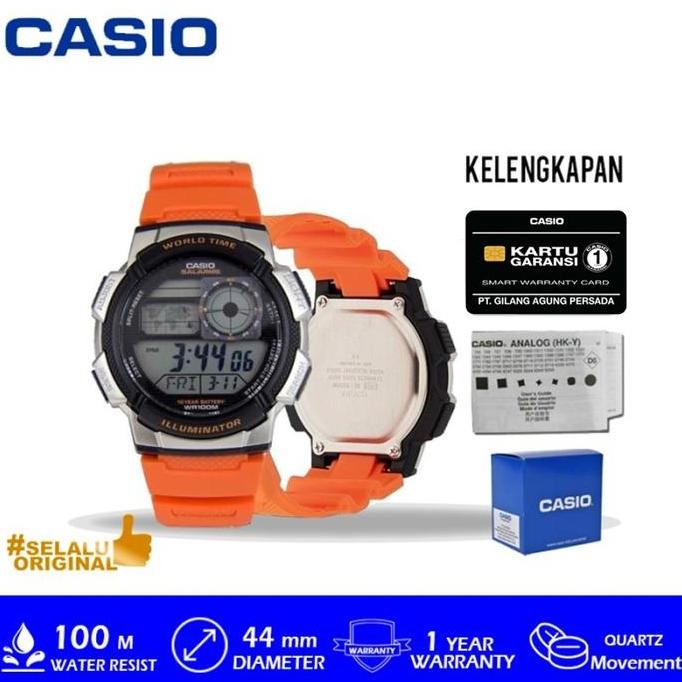 Casio General Ae-1000W-4Bvdf / Ae 1000W 4Bvdf / Ae1000W Original