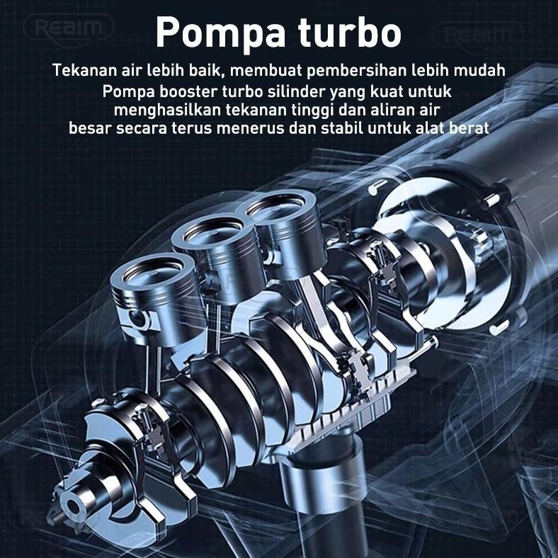 Chntest 2 Bateraiy Jet Cleaner Mesin 999Vf 180Bar Cuci Mobil Peralatan Mesin Cuci Mobil Jet Cleaner 