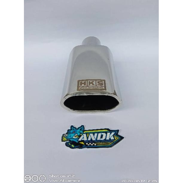 Knalpot mobil HKS suos mono bensin dan solar