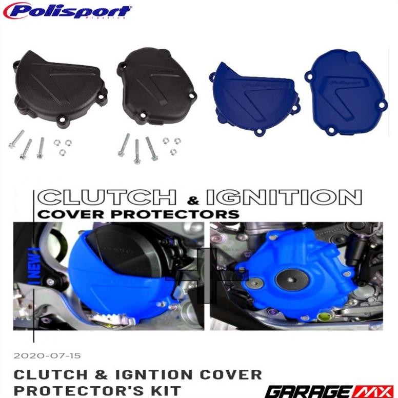 ENGINE PROTECTOR YZ125 250 POLISPORT . COVER MESIN YZ