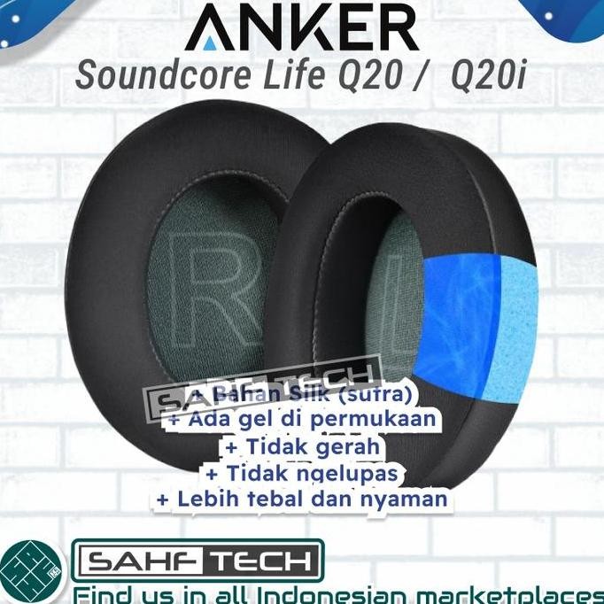 DF59 }} Bantalan Busa Anker Soundcore Life Q20 / Q20BT / Q20i / Q20+ Earpad Earcup Ear Pad Cup Cushi