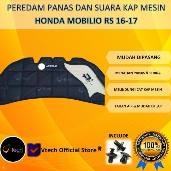 VTECH Peredam Panas dan Suara kap Mesin Honda Mobilio RS 2018