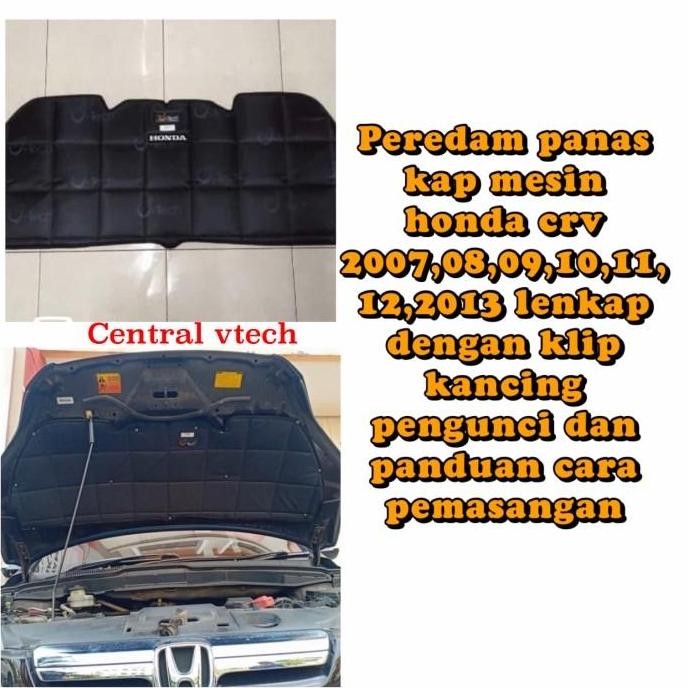 peredam anti panas kap mesin mobil honda crv