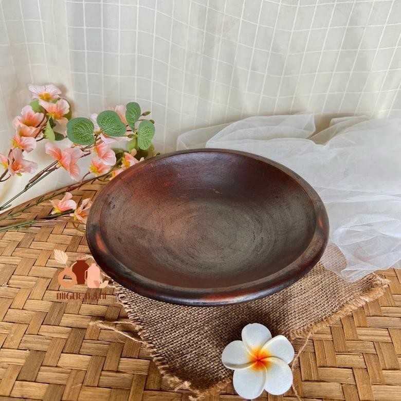 Bisa Cod Cobek 20Cm Gerabah Tanah Liat Cobek Bakar ||