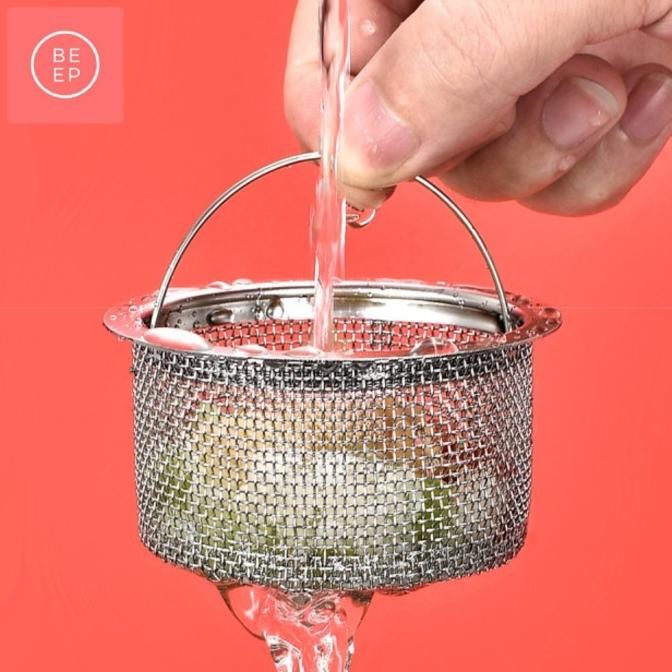 Bisa Cod Afur Saringan Wastafel Stainless 304 Lubang Jaring Kecil Cuci Piring ||