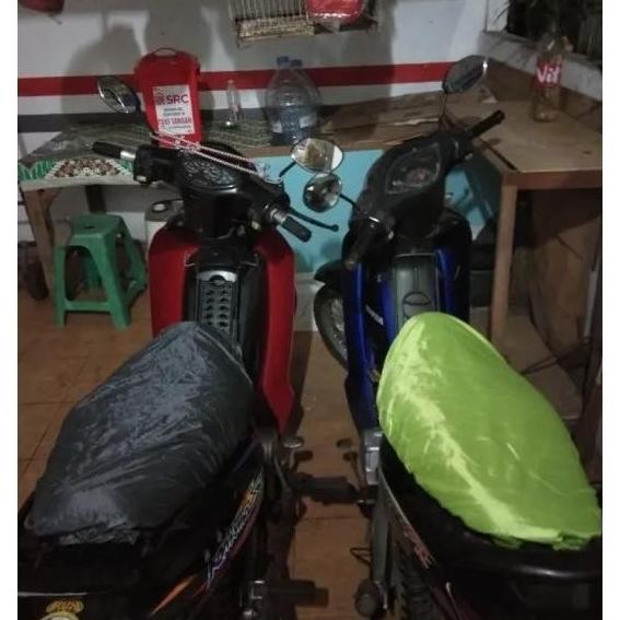 DB79>> Sarung jok motor yamaha bebek vega r zr force jupiter z mx king f1zr Nouvo crypton cover jok 