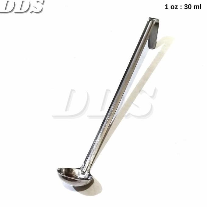 (Good) Irus Soup Ladle Centong Gula Cair Sirup Kuah Bakso Stainless 30 cc