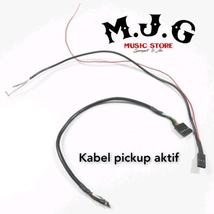 kabel wiring pickup aktif gitar or bass elektrik AUL