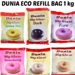 

READY STOK Dunia Dip Glaze Eco Refil Bag 1kg Original Pack All Variant Siap kirim