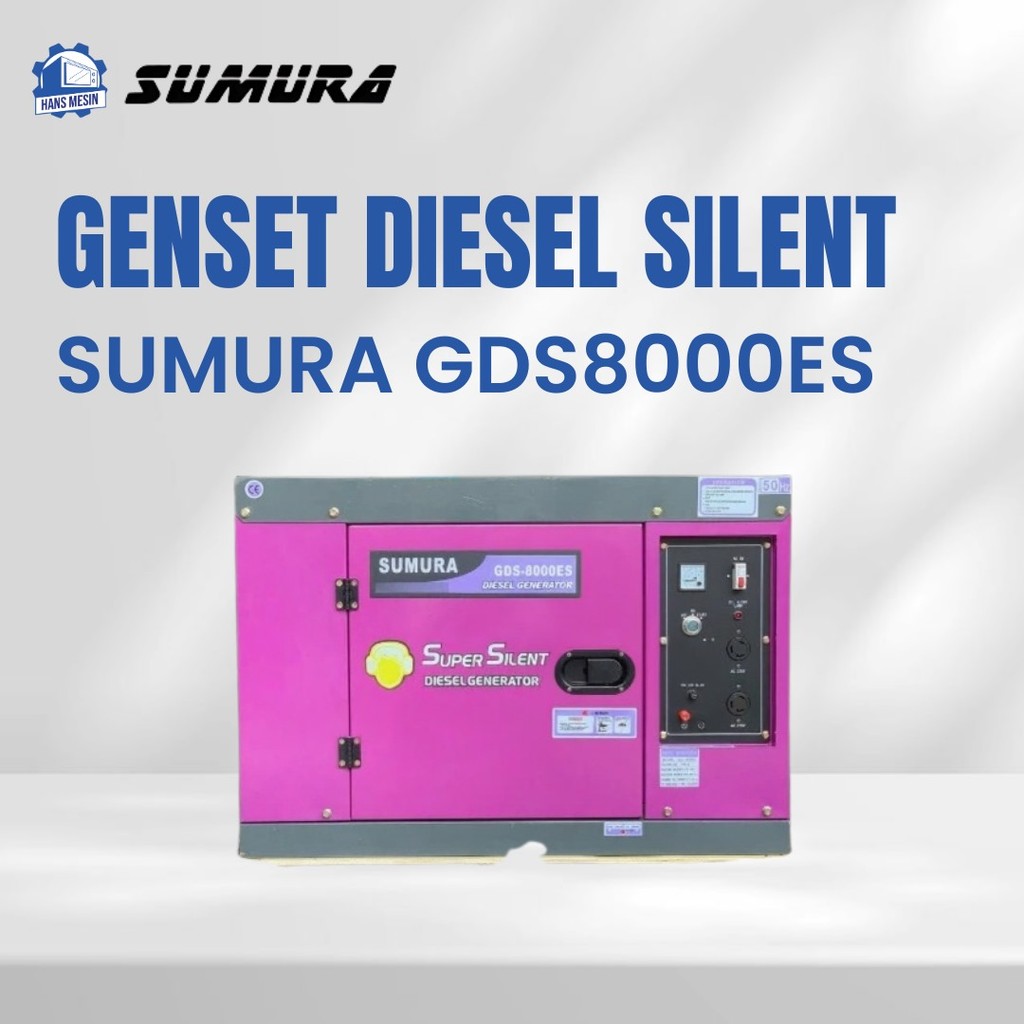 Genset Sumura Silent GDS 8000 ES 6000 Watt Solar