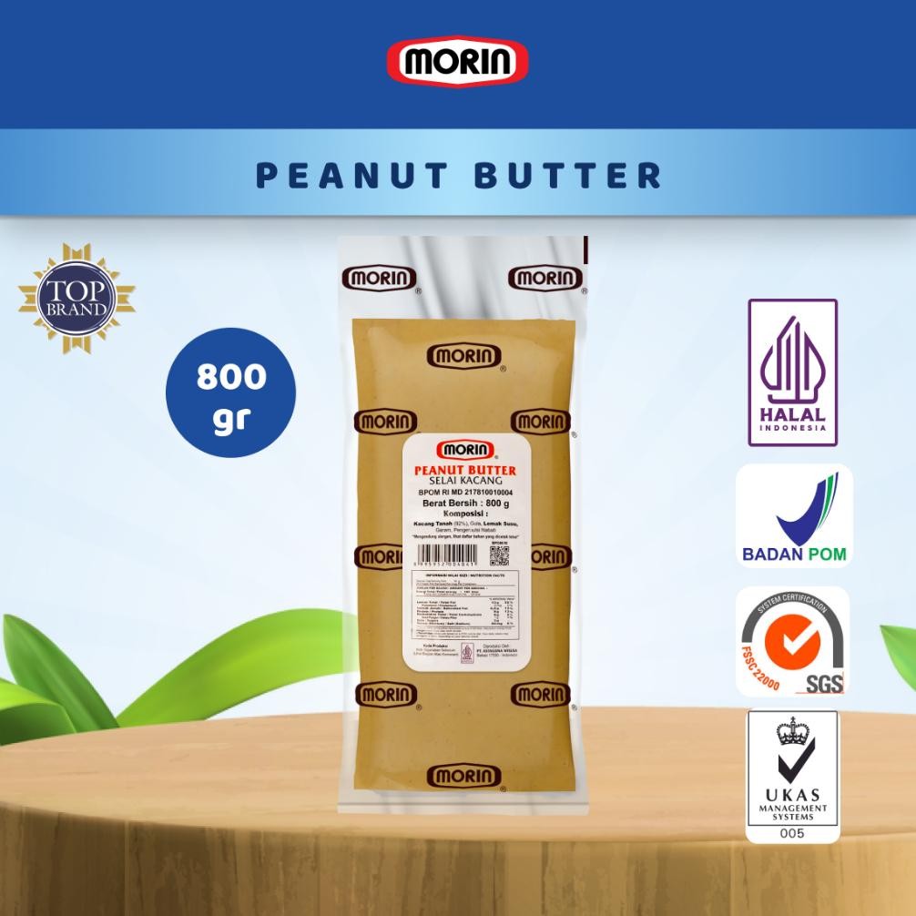 

TERLARIS Morin Peanut Butter 800 Gr - Selai Kacang Siap kirim