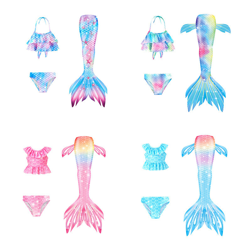 Mermaid Swimsuit Mermaid Tail Swimsuit Girls Swimsuit Pants Baby Hot Spring Swimsuit