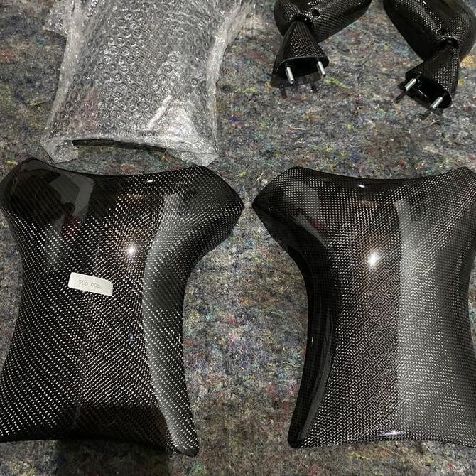 tangpad carbon ninja rr + tutup shcok carbon tyga Original