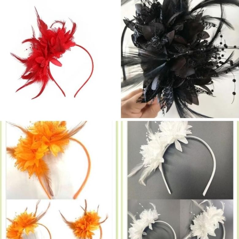 READY STOK Bando Pesta Mewah Bunga Mahkota Aksesoris Rambut Bando Pesta Aksesoris Pesta Hiasan Rambu