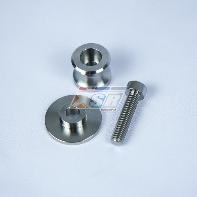 Original Jalu Paddock Titanium ASR GR5 1 pasang segala motor ukuran M8 dan M10 ZX25R Ninja ER6N Z800