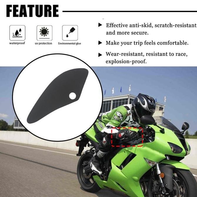 Tank Pad Stickers For Kawasaki ZX6R ZX-6R 2007 2008 Motorcycle Original