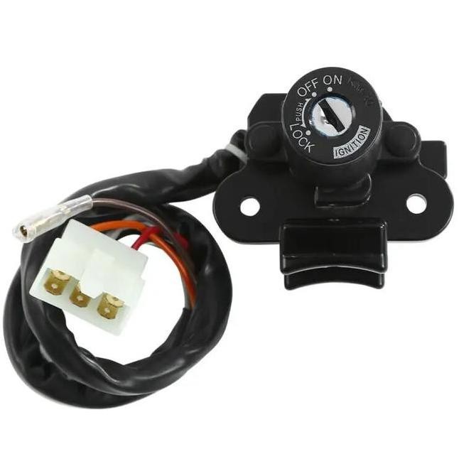 Motorcycle Ignition Switch Lock Key For KAWASAKI ZX6R ZX7R ZX750 ZX9R Original