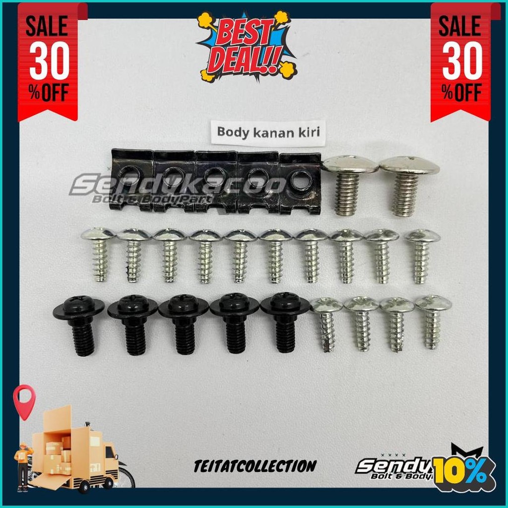 Baut Supra Fit New Full Set / Baut Body Supra Fit New Full Body Original Produk