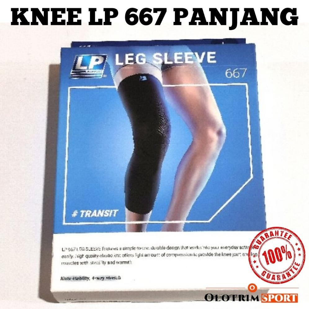 Knee LP Support Panjang Original Deker Lutut Engkel 667 Long Original