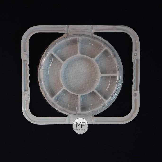 (Best) NEW! Mika Tumpeng Mini GAGANG SEKAT 8 PUTIH /Tumini dapur solo -10pcs