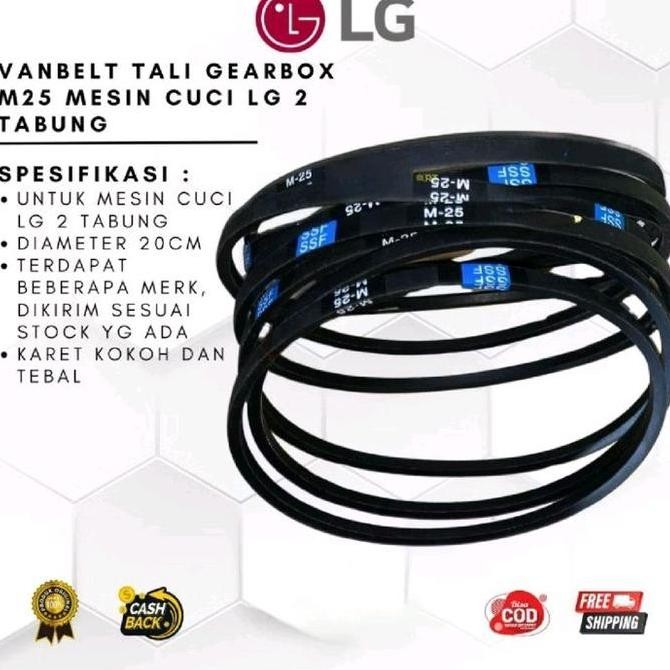 `````````] vanbelt vbelt mesin cuci LG 2 tabung