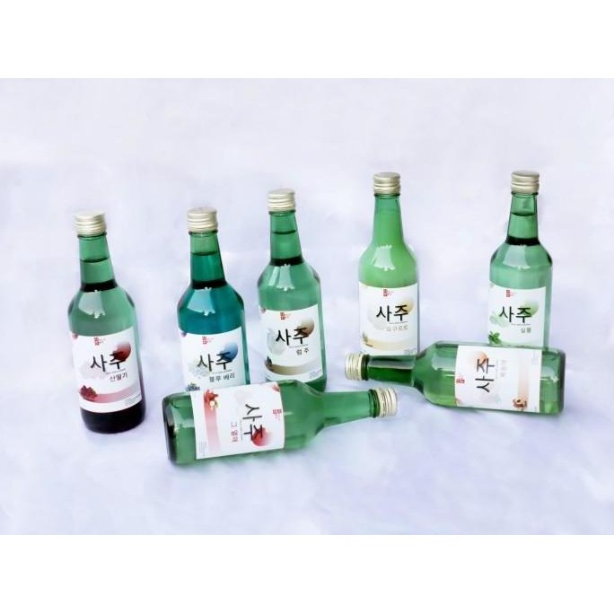 (Best) SAJU - SOJU NON ALKOHOL VARIAN RASA HALAL 100% | FREE GELAS SLOKI