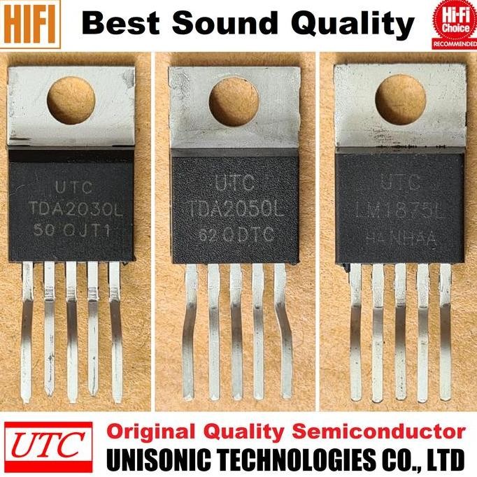 IC HIFI AMPLIFIER GAINCLONE ORIGINAL UTC LM1875-L TDA2050-L TDA2030-L