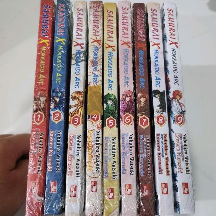 Komik Samurai X Hokaido Arc Set Vol 1-9 Segel Ori Bahasa Indonesia Elex Media